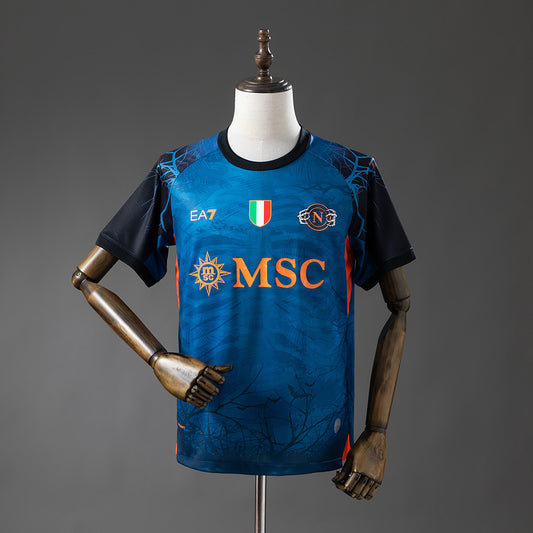25/26 Napoli Halloween Blue Soccer Fan Jersey