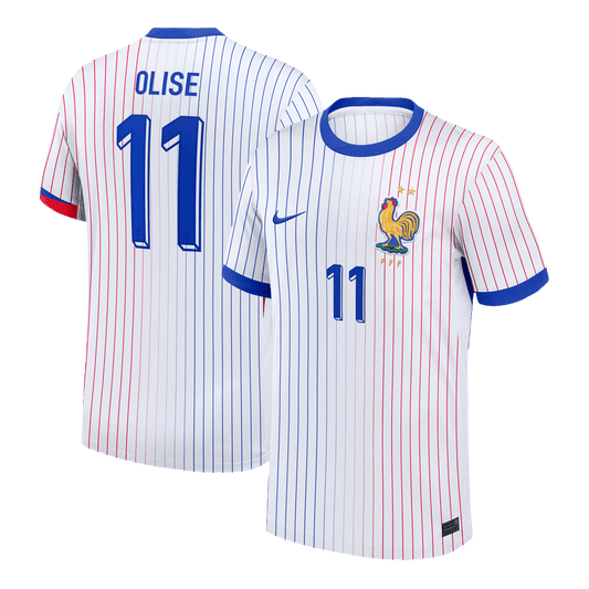 OLISE #11 France Away Soccer Jersey 2024