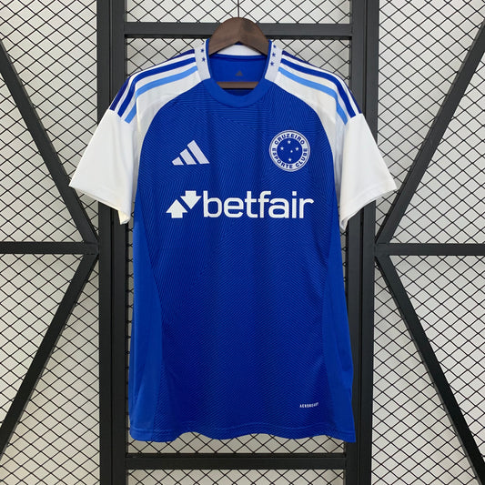 25/26 Cruzeiro Home All Sponsors soccer Fan Jersey