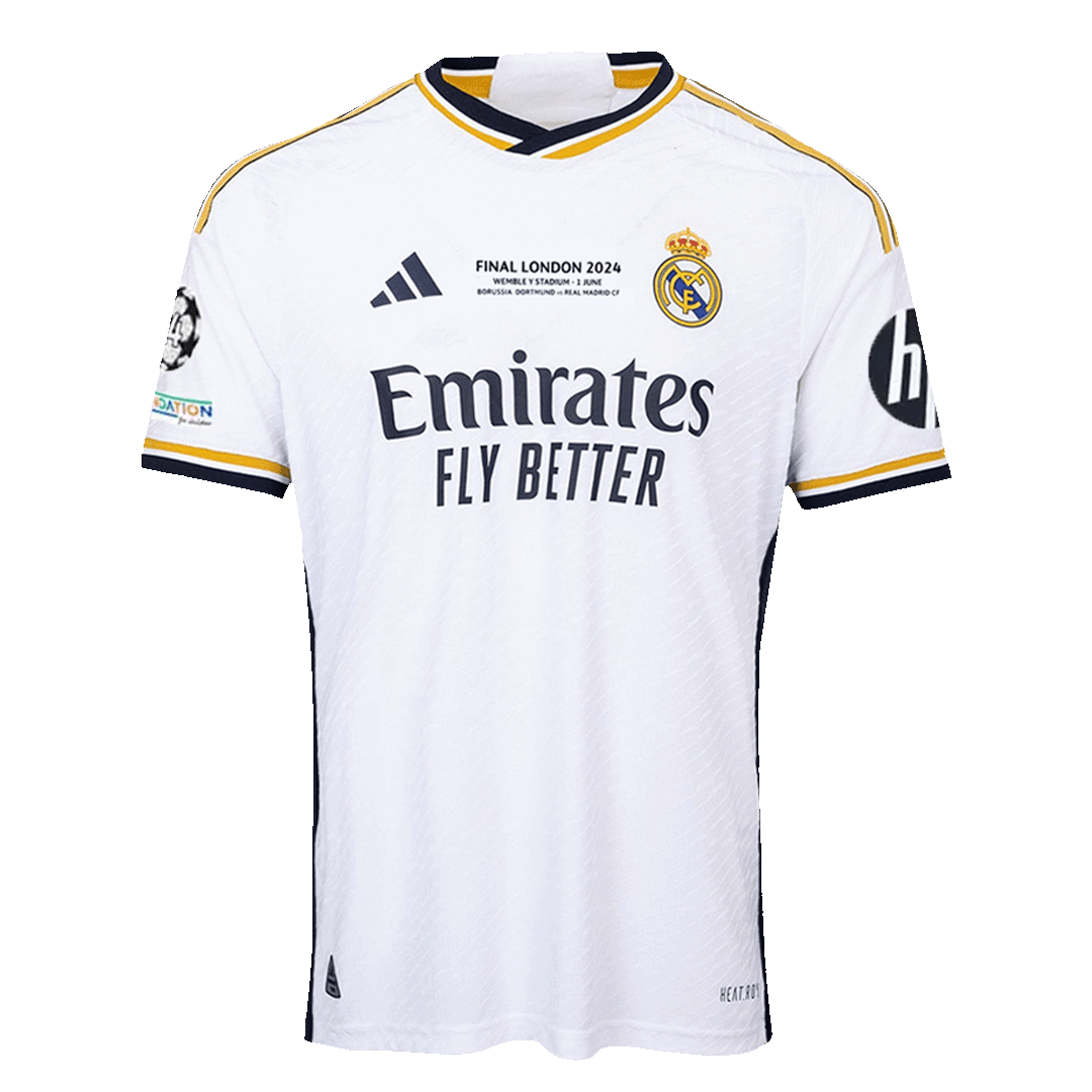 Real Madrid Home Premium Soccer Jersey 2023/24 UCL FINAL