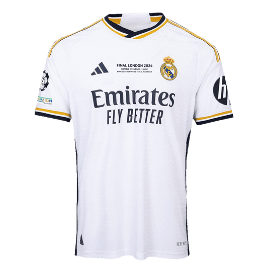 Real Madrid Home Premium Soccer Jersey 2023/24 UCL FINAL