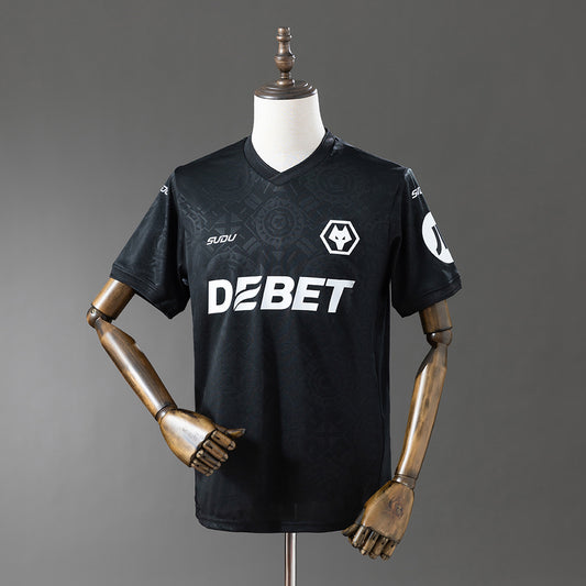 25/26 Wolves Goalkeeper Black Soccer Fan Jersey