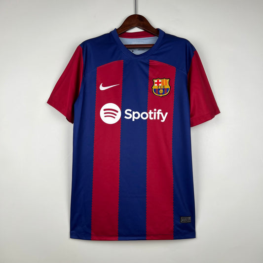 23/24 Barcelona Home Soccer Fan Jersey