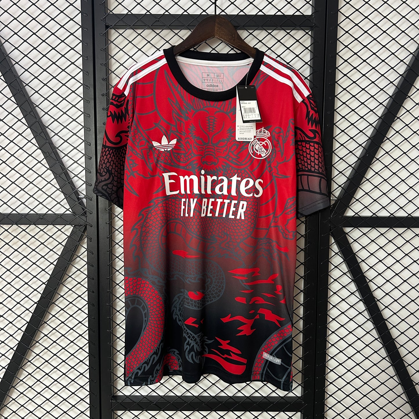24/25 Real Madrid Red Soccer Fan Jersey