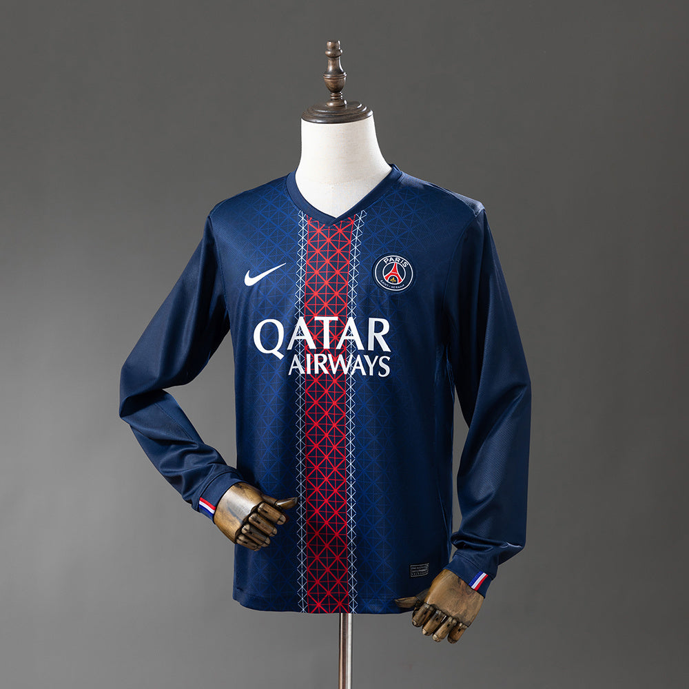 25/26 PSG Home Long Sleeve Fan Jersey