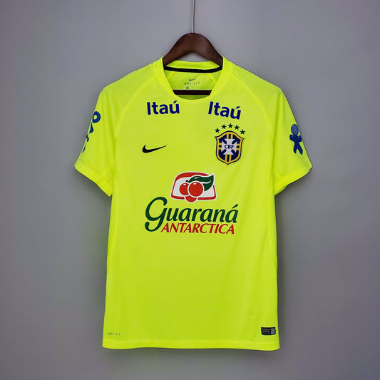 2025 Brazil Training fluorescent Green Soccer Fan Jersey
