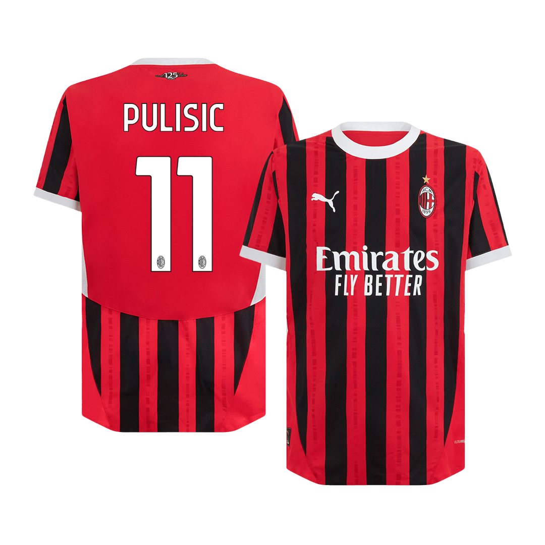PULISIC #11 AC Milan Home Premium Soccer Jersey 2024