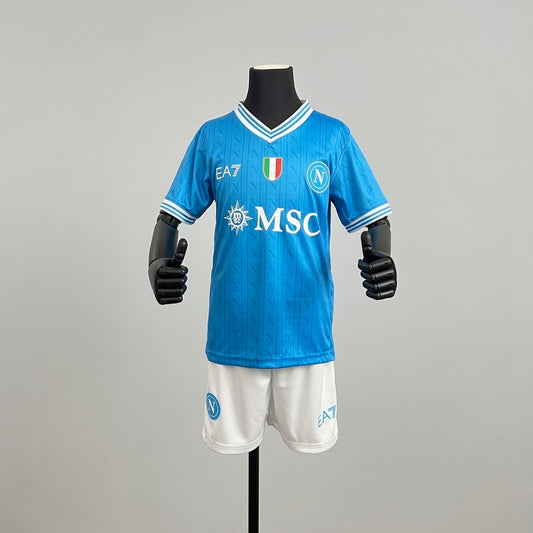 25/26 Napoli Home blue Kids Fan Jersey
