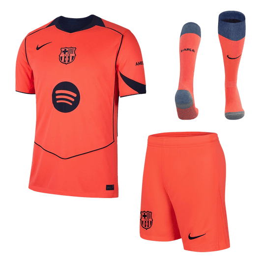 Barcelona Third Away Jerseys Full Kit 2025/26
