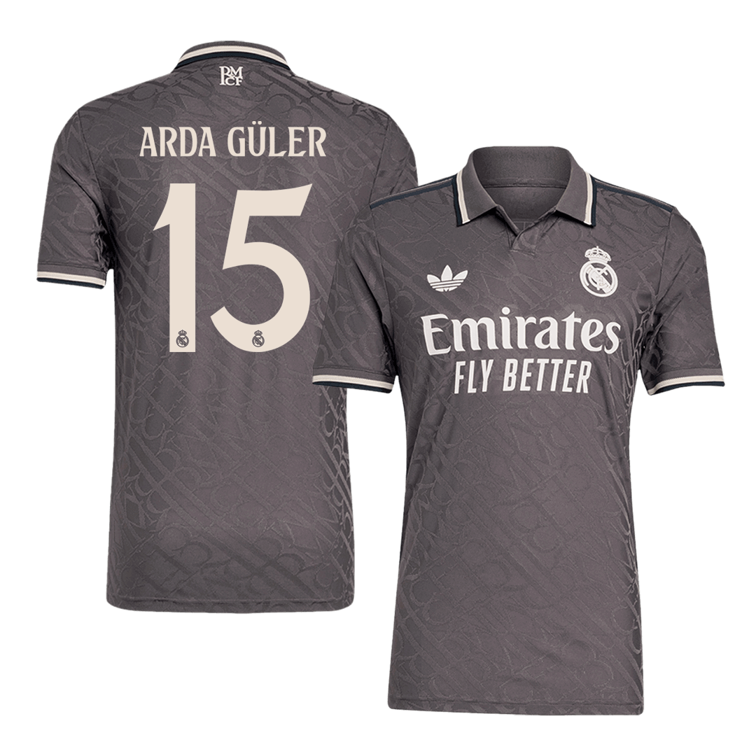 ARDA GULER #15 Real Madrid Third Away Premium Soccer Jersey 2024