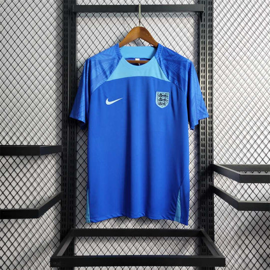 2022 World Cup England Blue Training Soccer Fan Jersey