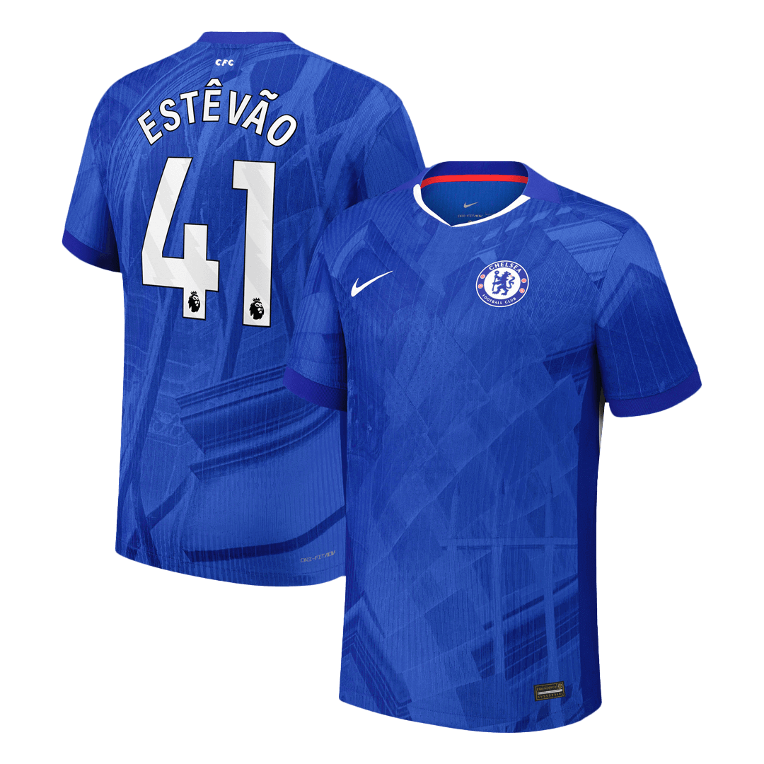 ESTEVAO #41 Chelsea Home Premium Soccer Jersey 2025/26
