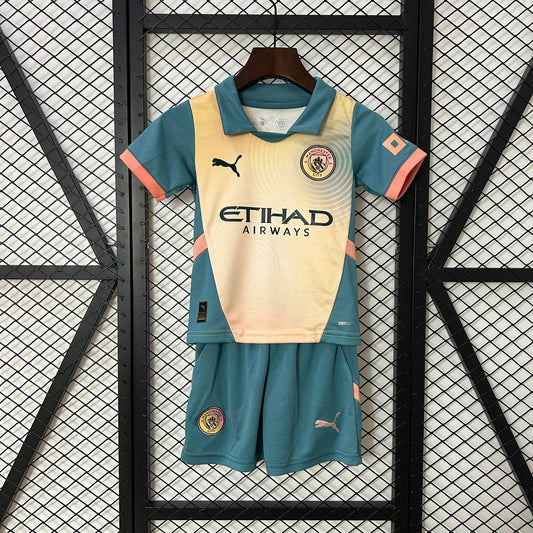 24/25 Manchester City Fourth Kids Fan Jersey