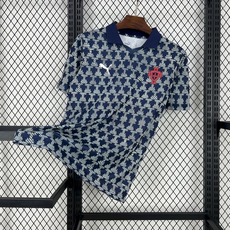 2025 Portugal dark blue training Fan Jersey