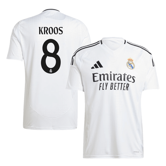 KROOS #8 Real Madrid Home Soccer Jersey 2024/25