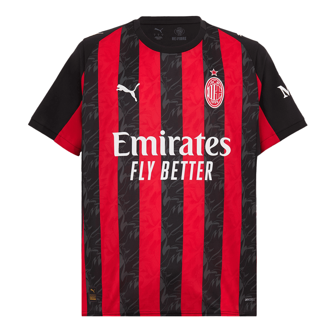 AC Milan Home Soccer Jersey 2025/26 Discount