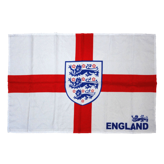 England Team Flag White