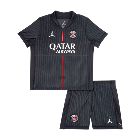 PSG Fourth Away Kids Soccer Jerseys Kit 2025/26