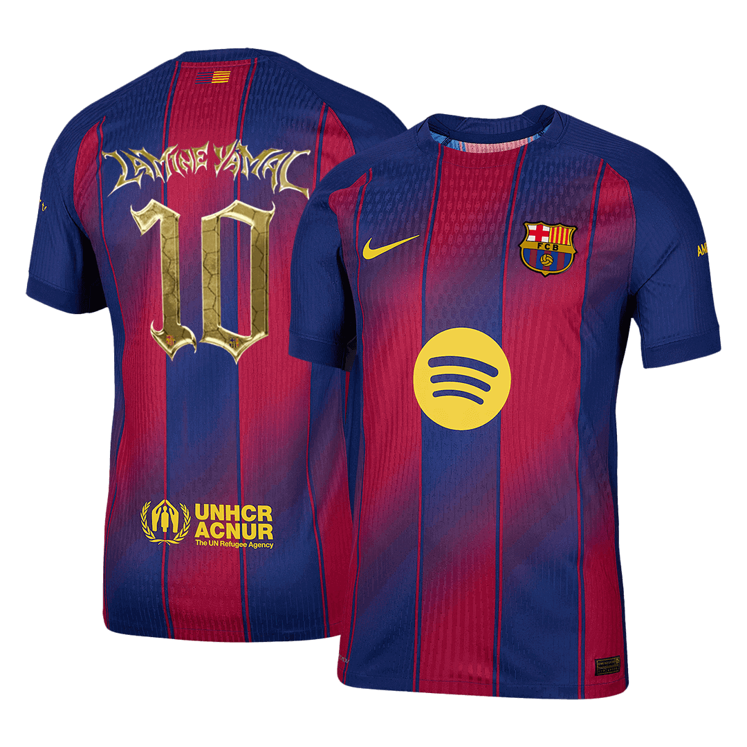 LAMINE YAMAL #10 Barcelona Home Premium Jersey 2025/26 Kopa Trophy Edition