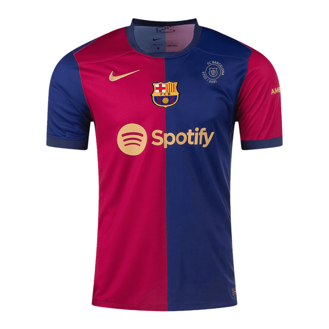 Barcelona Home Soccer Jersey 2024/25 125th Anniversary