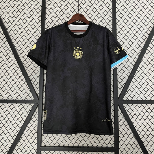 2023 Argentina Special Edition Black Soccer Fan Jersey