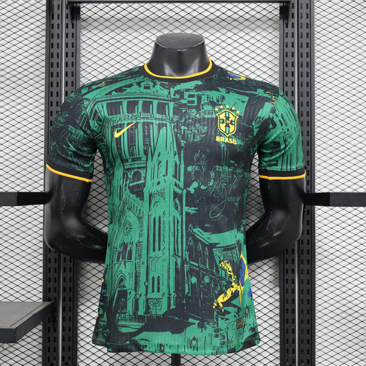 2024 Brazil Special Edition green Player Fan Jersey