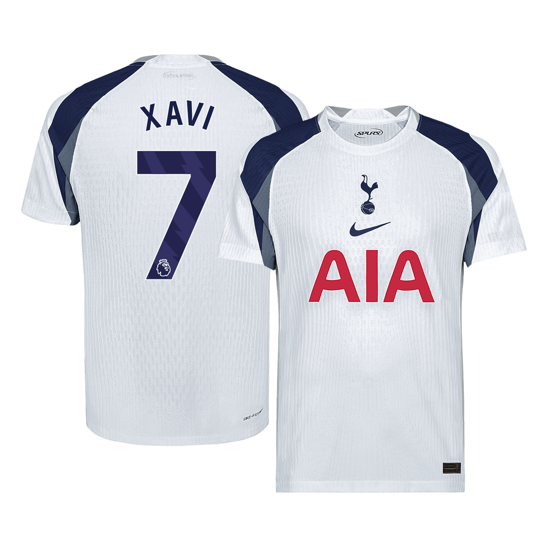 XAVI #7 Tottenham Hotspur Home Premium Soccer Jersey 2025/26