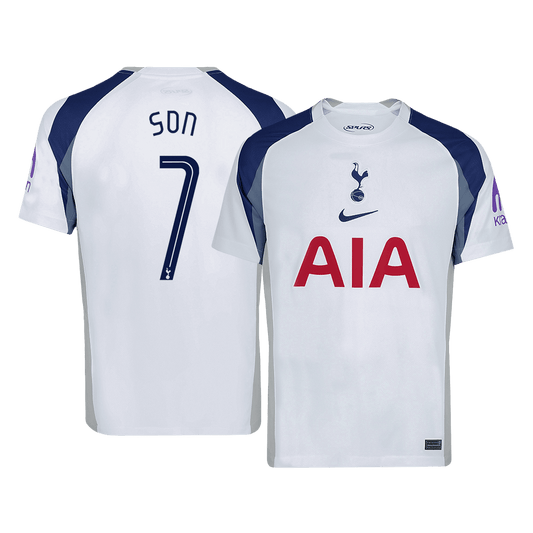 SON #7 Tottenham Hotspur Home Soccer Jersey 2025/26 /UCL
