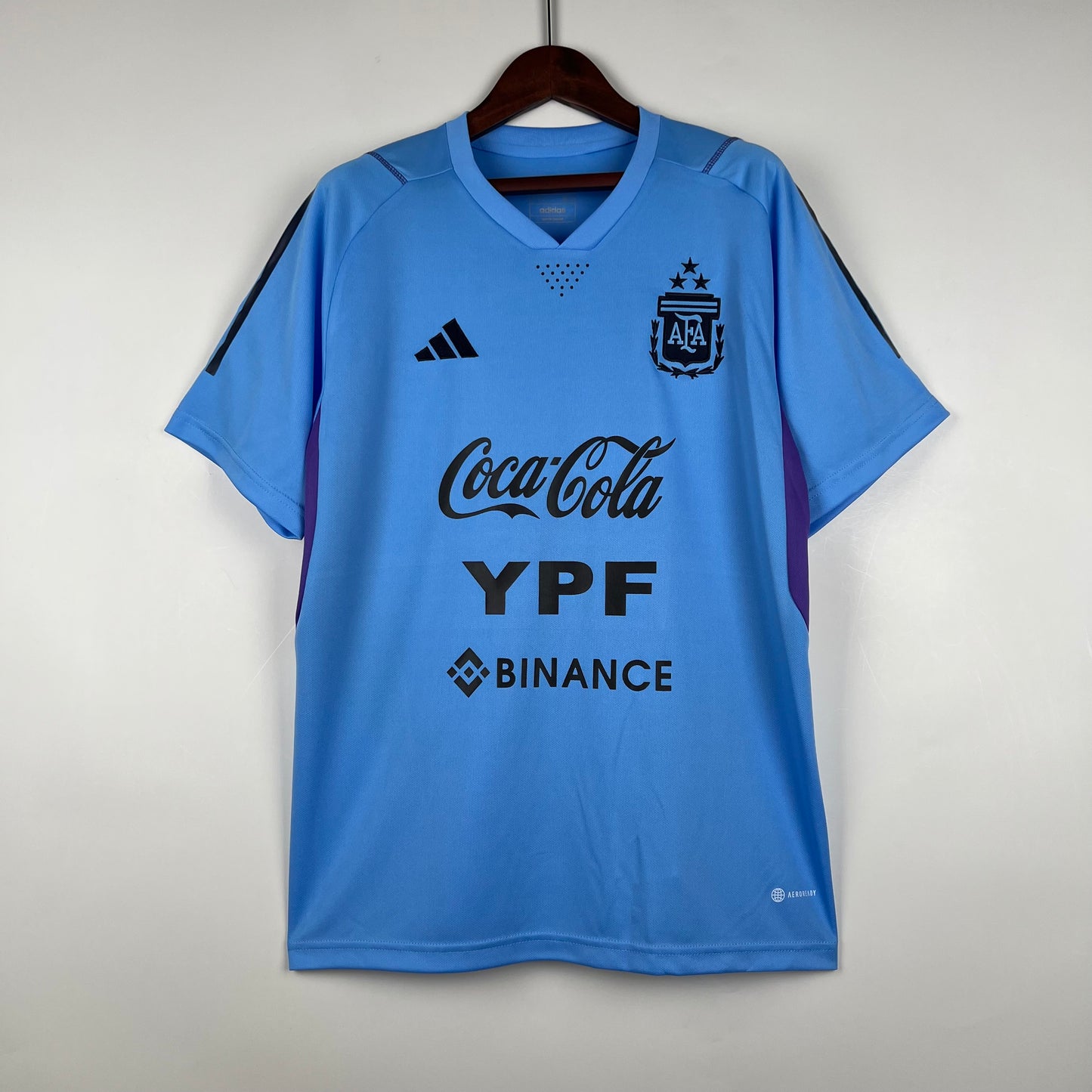 2023 Argentina Training Uniform Blue Soccer Fan Jersey