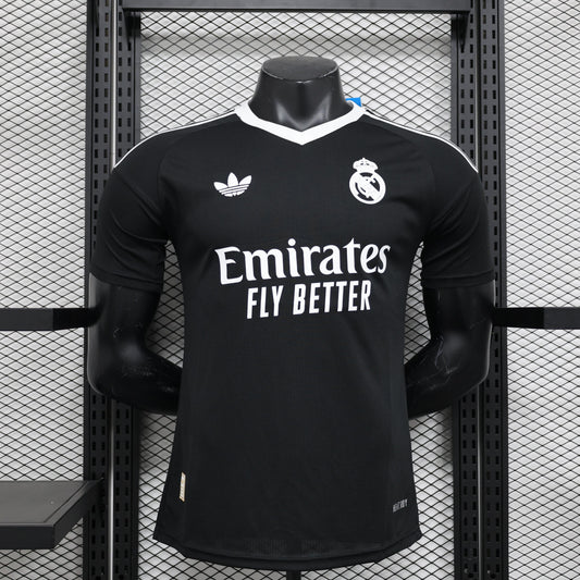 24/25 Real Madrid Goalkeeper black Player Fan Jersey