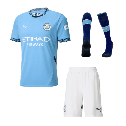 Manchester City Home Jerseys Full Kit 2024/25