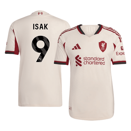 ISAK ##9 Liverpool Away Premium Soccer Jersey 2025/26