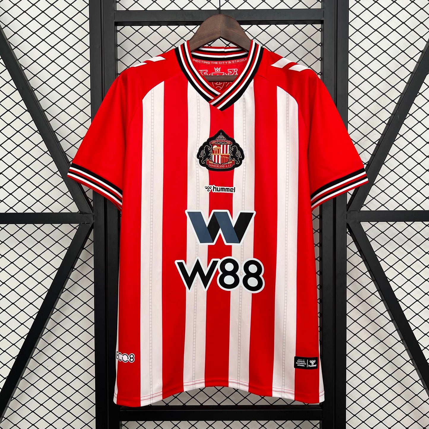25/26 Sunderland Home Soccer Fan Jersey
