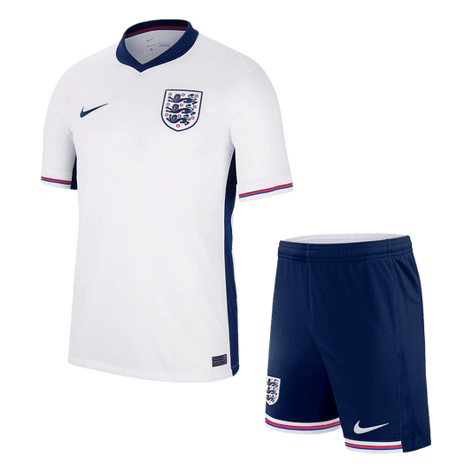 England Home Soccer Jersey Kit(Jersey+Shorts) Euro 2024