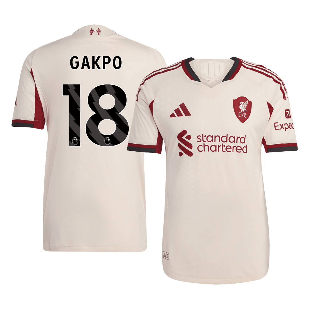 GAKPO #18 Liverpool Away Premium Soccer Jersey 2025/26