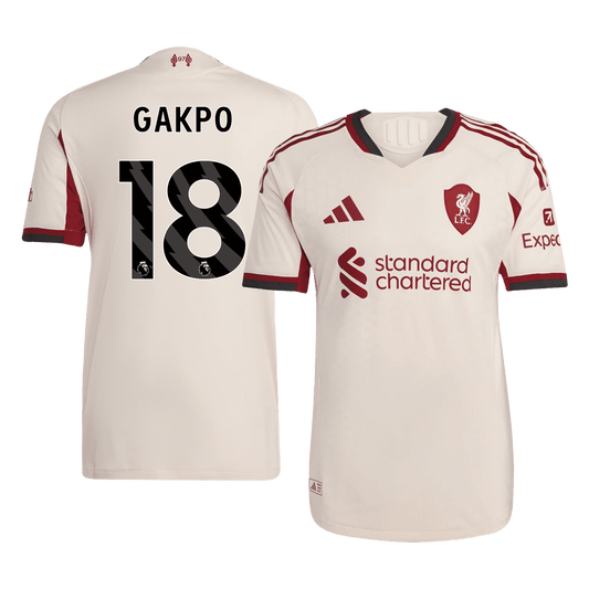 GAKPO #18 Liverpool Away Premium Soccer Jersey 2025/26