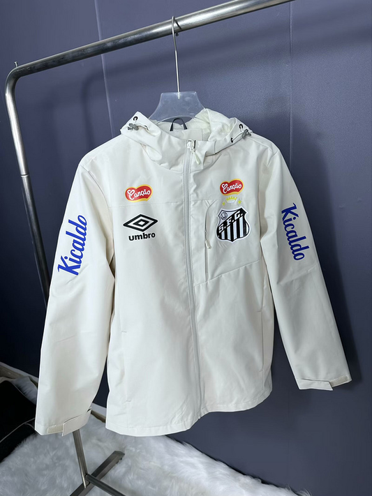 25/26 Santos Windbreaker white