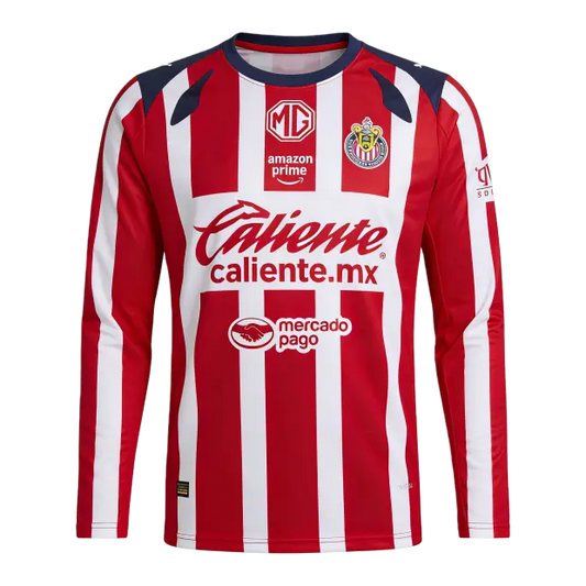 25/26 Chivas Home Jersey Long Sleeve