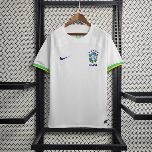 2022 World Cup Brazil White Leopard Soccer Fan Jersey