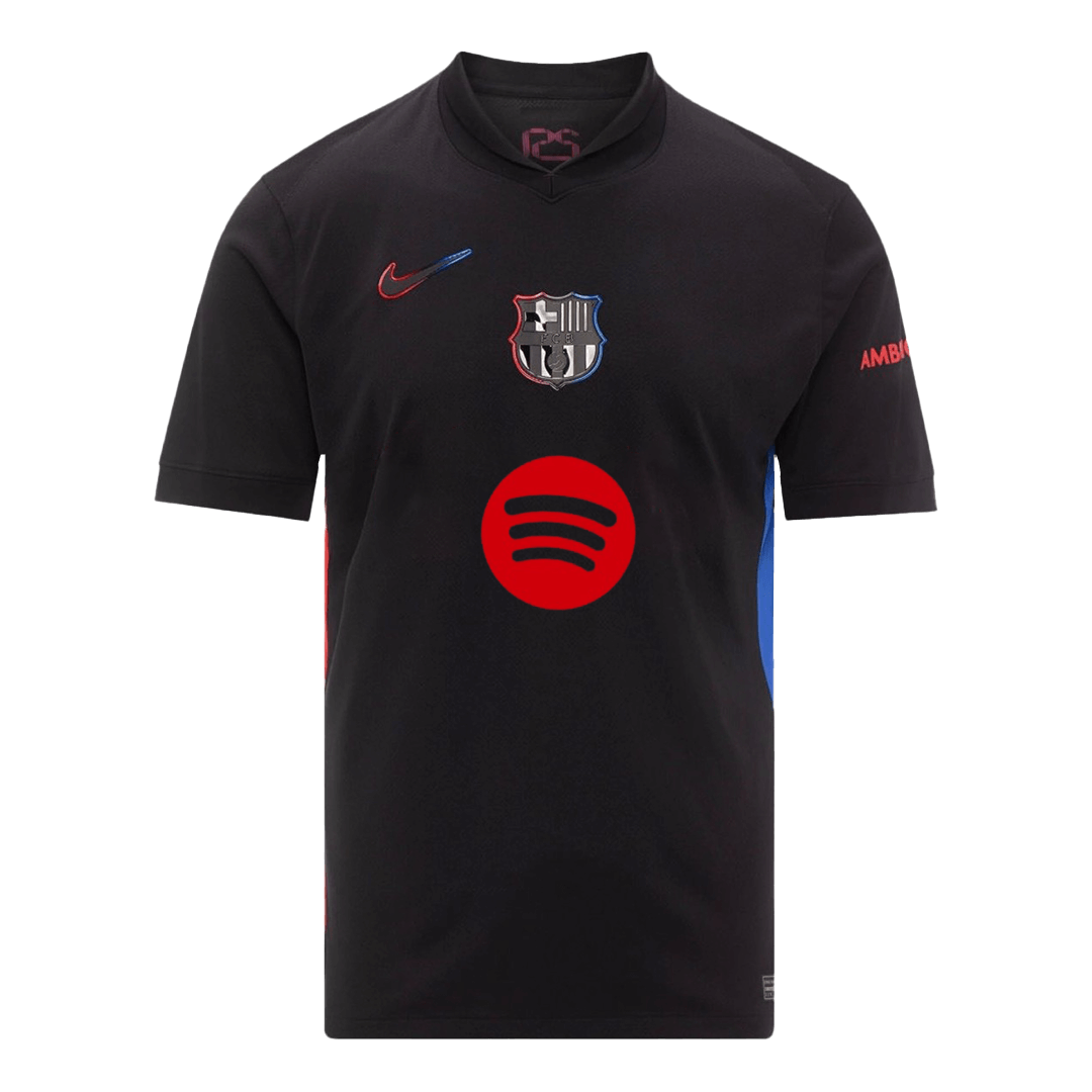Barcelona Away Soccer Jersey 2024/25/ Spotify Logo Without Text