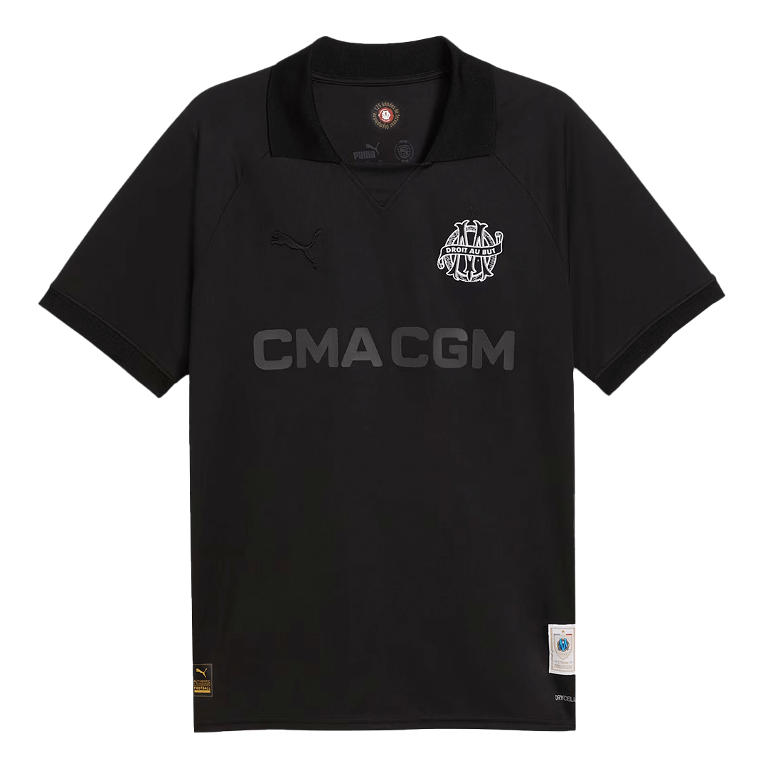 Marseille Goalkeeper Soccer Jersey 2024/25 Black 125th Anniversary