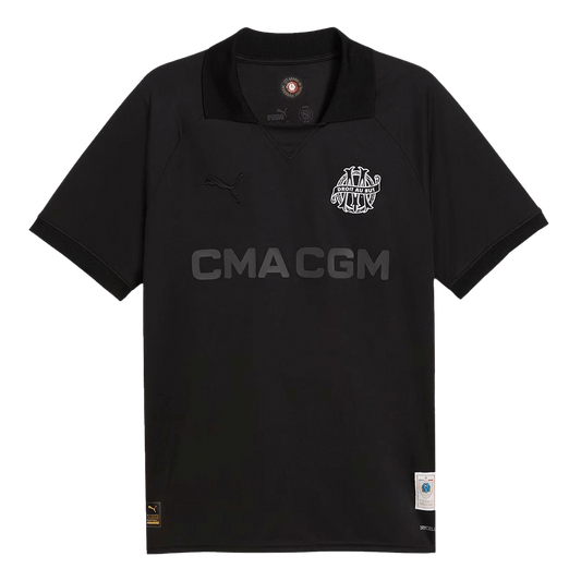 Marseille Goalkeeper Soccer Jersey 2024/25 Black 125th Anniversary