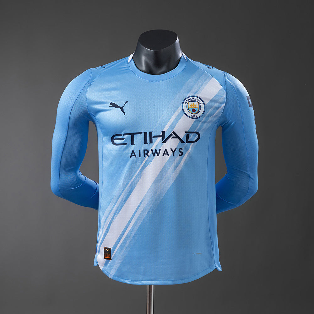 Manchester City 25/26 Home Long/Sleeve Stadium Jerseys