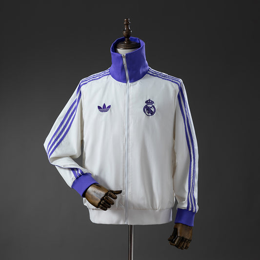 Real Madrid x Beckenbauer Windbreaker Miracle WhiteMagic Purple