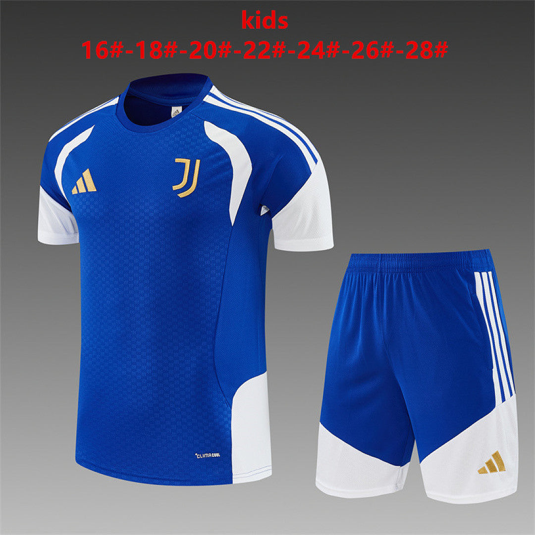 26/27 Juventus Vivid Blue Kids Training Suit