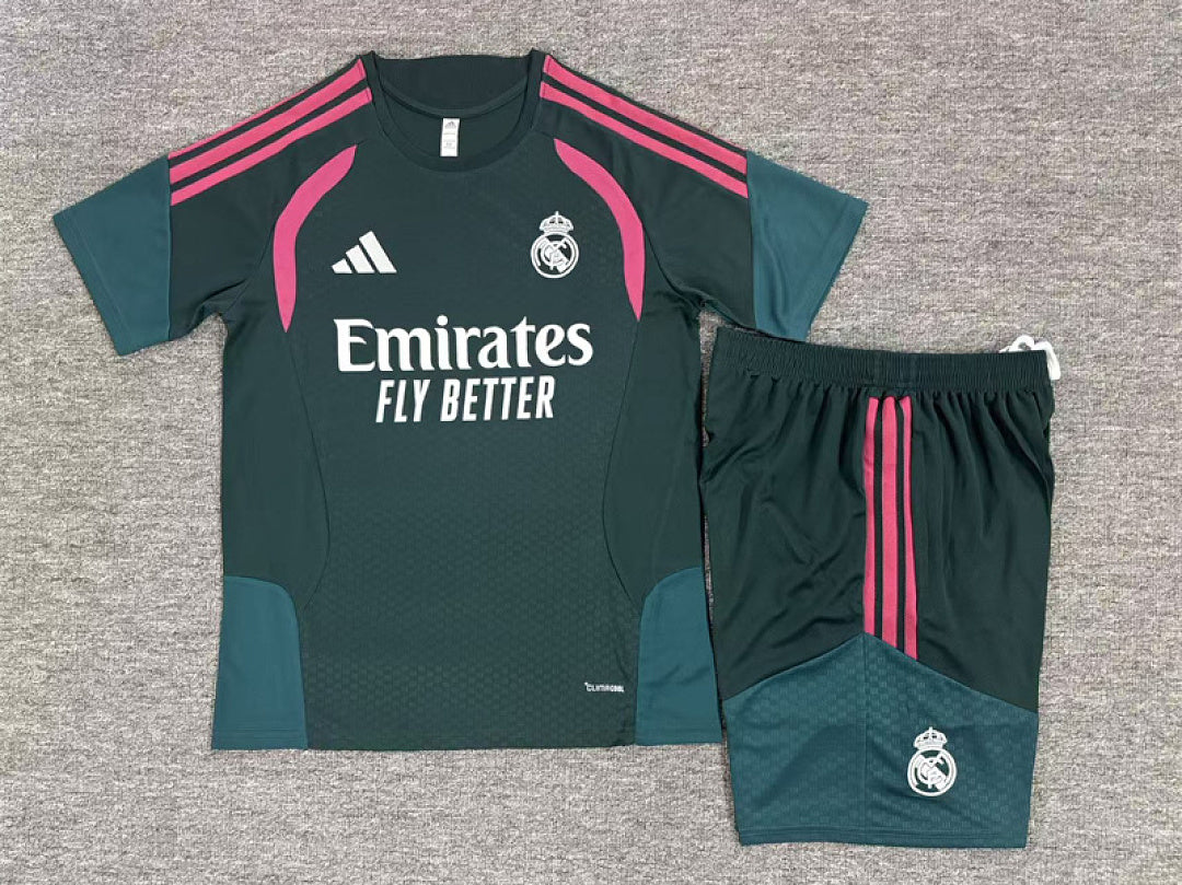 2026/27 Real Madrid Green Training Kids Fan Jersey