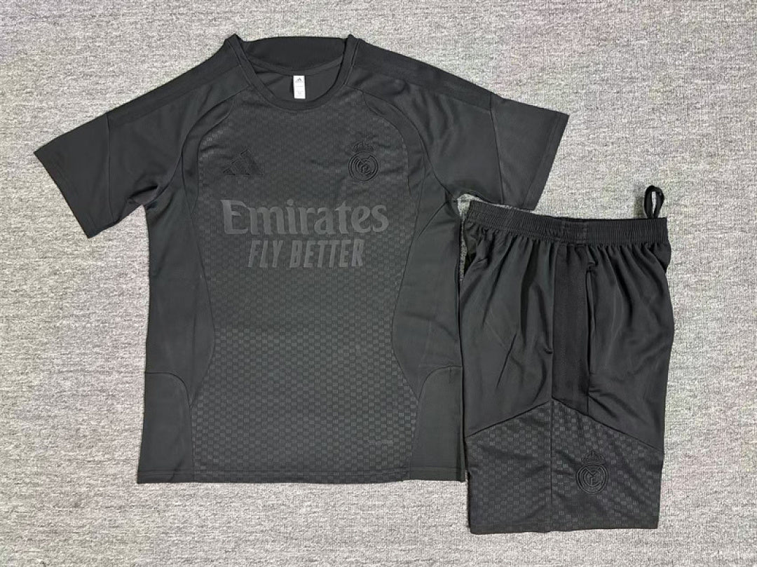 2026/27 Real Madrid All Black Training Kids Fan Jersey