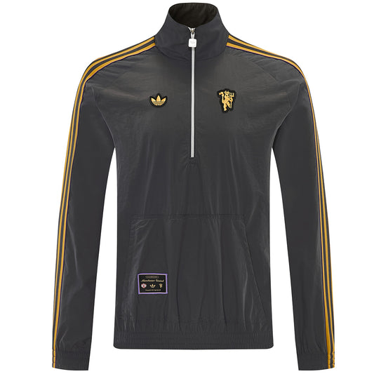 2026 Manchester United Windbreaker Jacket Gray