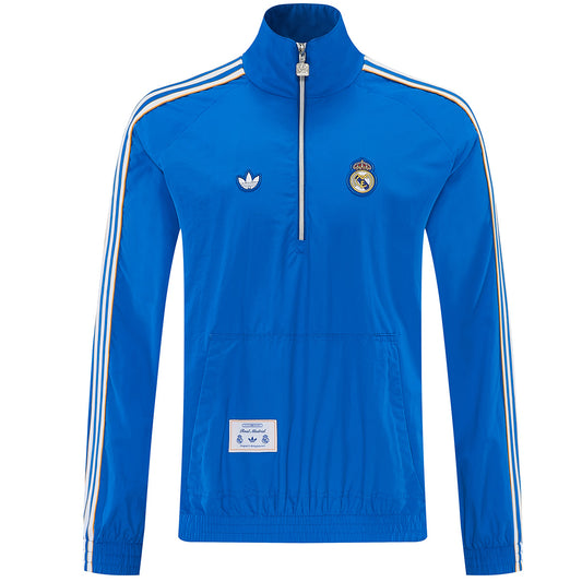 2026 Real Madrid Windbreaker Jacket Blue